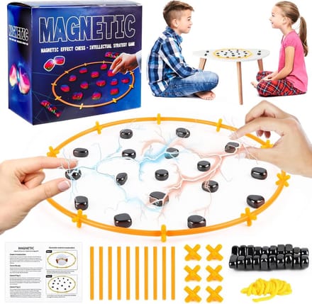 Magnetisch schaken - Magneten spel - Gebaseerd op kluster - spannend - schaakspel - magneet spel