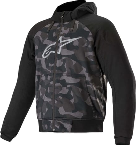 Alpinestars Chrome Camo Sport Motorfiets Zip Hoodie -