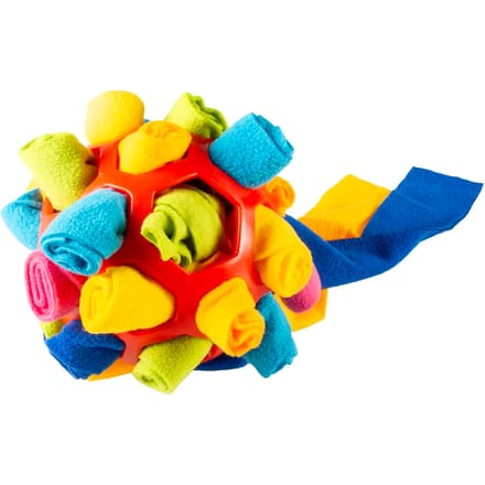 duvoplus Snuffel en Snackbal - Interactief Speeltje - Pluche & Rubber - Meerkleurig