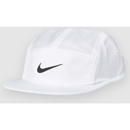 Nike fly dri-fit unstructured swoosh pet in de kleur wit.