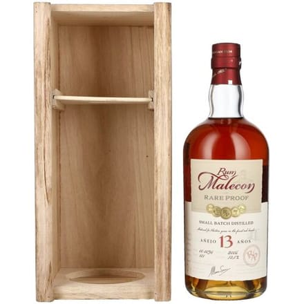 Rum Malecon Añejo 13 Años RARE PROOF 2006 50,5% Vol. 0,7l in Holzkiste