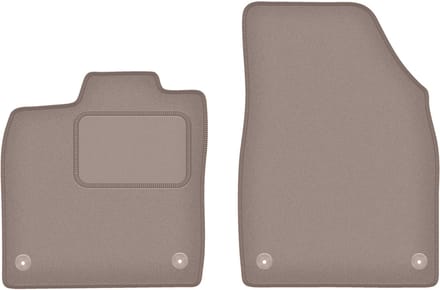 Beige voormatten voor: Volkswagen ID.3 hatchback (2019-)