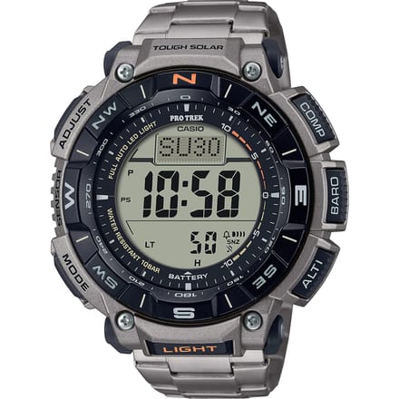 Casio Pro-Trek PRG-340T-7ER Herenhorloge 51,7 mm - Zilverkleurig
