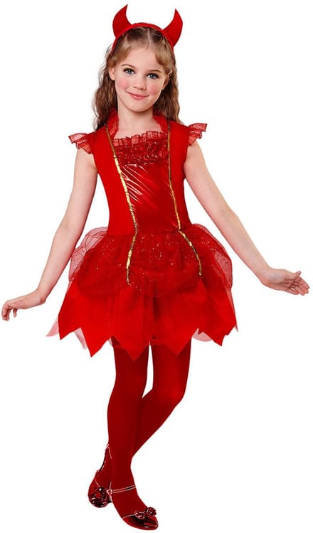 Duivel ballerina jurkje kinderen
