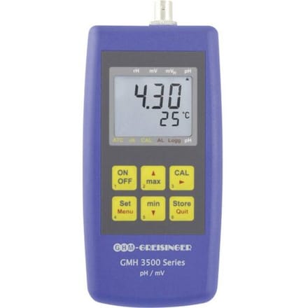 Greisinger GMH 3551 Combimeter pH-waarde, Redox (ORP), Temperatuur