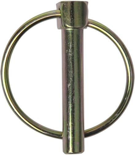 ProPlus Borgpen - Ø 8 mm - met Ø 38 mm ring - slank design - robuust staal - zilver
