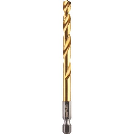 Milwaukee Metaalboor Shockwave HSS-G Tin Red Hex Shockwave HSS-G TiN Red Hex 6,5 mm - 1 st - 48894715