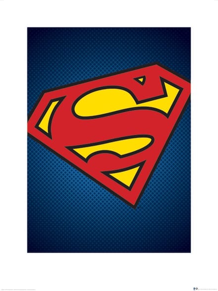 Pyramid Poster - Dc Comics Superman Symbol - 80 X 60 Cm - Multicolor