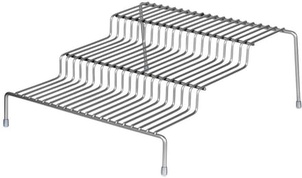 Storage Solutions - Kitchen Organizer - Keukenkastrekje - 3 Niveaus - Antislip - Grijs - 28 cm
