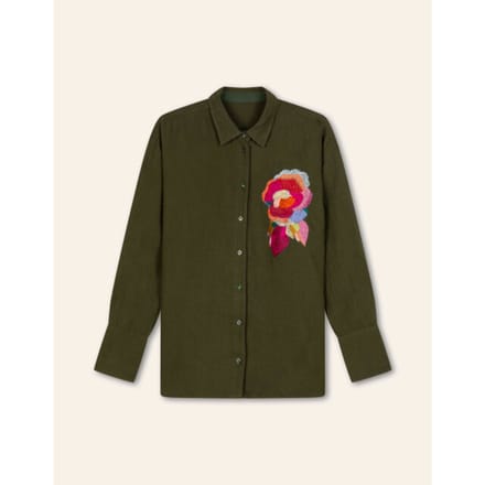 Oilily Barbara Blouse- maat40 Rifle Groen