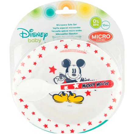 Bord en lepel Disney Mickey