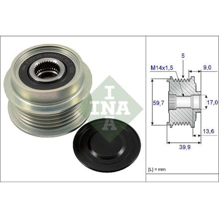 Schaeffler Ina Generator vrijloop INA 535 0199 10