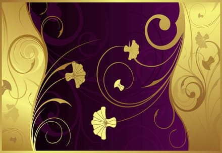 Fotobehang Flowers Abstract | PANORAMIC - 250cm x 104cm | 130g/m2 Vlies
