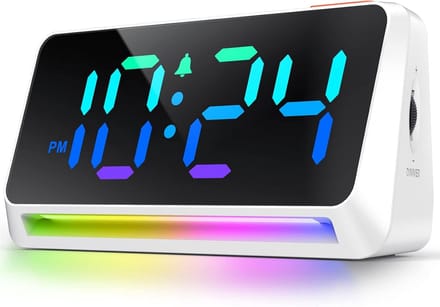 Digitale Wekker met RGB Kleurverandering en Extra Luide Alarmfunctie