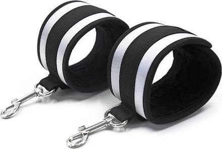 Ohmama Fetish - Grey Wrist Cuffs