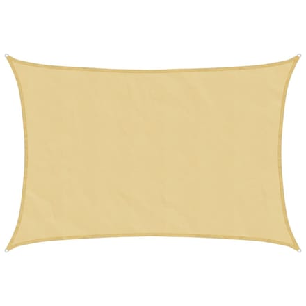 vidaXL - Zonnezeil - 5x3 - m - 100% - polyester - oxford - zandkleurig