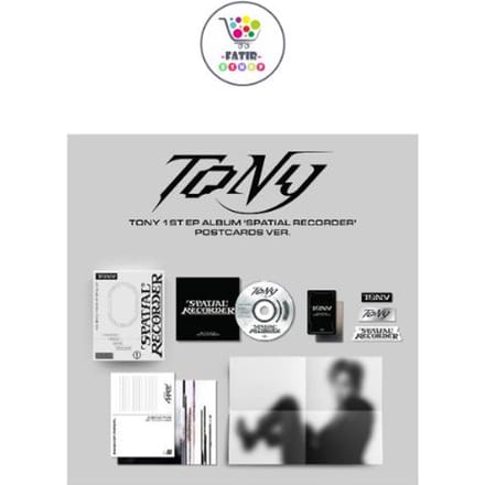 CARTES POSTALES Ver TONY 1er EP Album SPATIAL RECORDER POSTCARDS Ver white