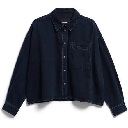 relaxed fit jeansblouse van puur katoen model 'NALAANI'