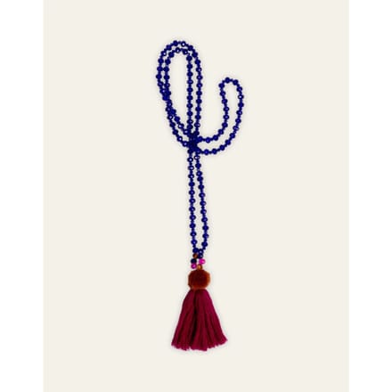 Oilily Ketting Pom & Tassel- maatOne size Blauw
