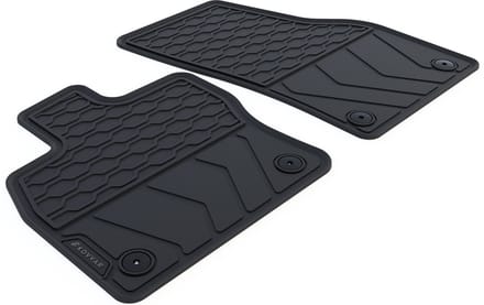 Rubber Automatten geschikt voor Volkswagen Caddy - 2020-heden - 2-delig - Uitvoering: Cargo / Cargo Maxi