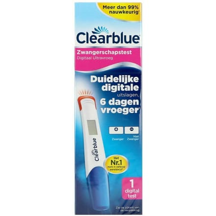Clearblue Zwangerschapstest Digitaal Ultravroeg 1