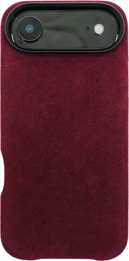 iPhone 17 Air - Alcantara Case | Ruby Red