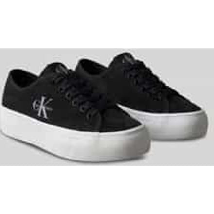 Sneakers met logodetails