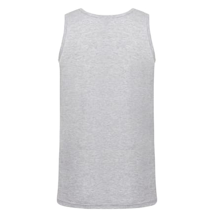 Fruit of the Loom Heren Valueweight Heather Athletic Vest Top (Heide Grijs)