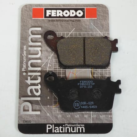 Remblokken Ferodo voor Motor Honda 600 Hornet 2011 tot 2012 PC41E / achteraan Nieuw