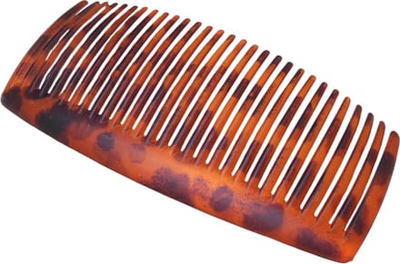 Haarkam-Zijkam siliconen dierenprint oranje