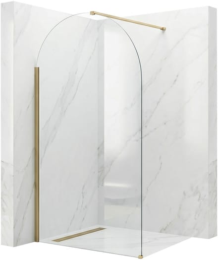 Rea - Douchewand Heaven Brush Gold 110 - 0,8X110X200CM