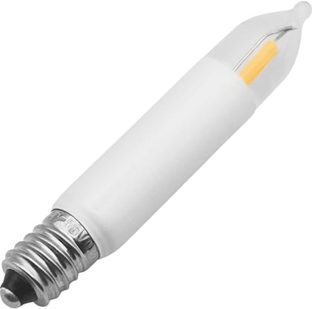 Reserve Kerstlampje E10 LED Filament Kaars - 10-55V - 0.2W - 2200K - 6.5cm - Warm Wit Licht