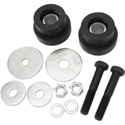 Subframe Radiator Busset Kit Stevige Radiateur Kernsteun Bus met Hardware Voor Nova 1968-1974 white