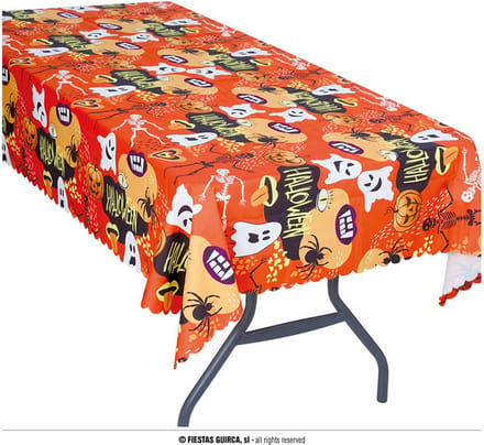Fiestas Guirca - Tafelkleed Orange Halloween (177 x 134 cm)