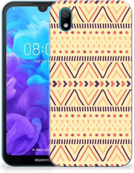 Huawei Y5 (2019) TPU bumper Aztec Yellow