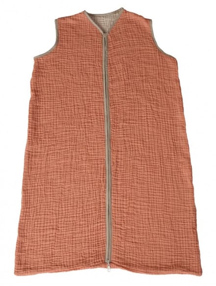 Quax Natural Muslin Tetra Slaapzak - 3/20md - 70cm - Abricot/ecru