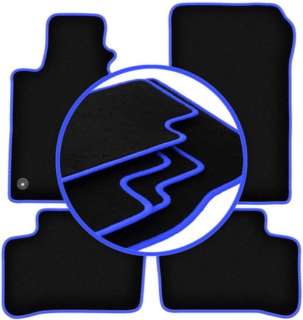 CARLUX-BLUE automatten voor: Mercedes GLK X204 SUV (2008-2015)