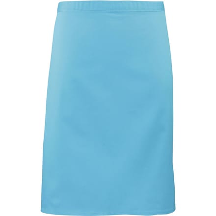 Premier Dames/Dames Mid-Length Apron (Pakket van 2) (Turquoise)