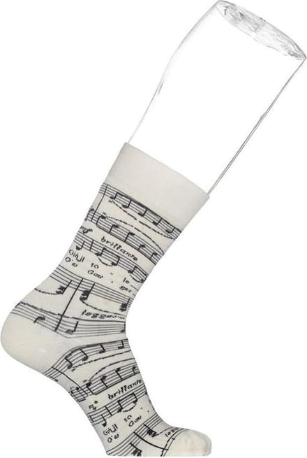 Bonnie Doon - Heren - Brillante Sock - Creme/Creme/Ivory - maat 40-46
