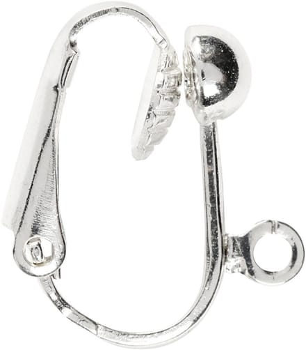 CC Clip-on oorbellen 16,5 mm Zilver 6 stuks