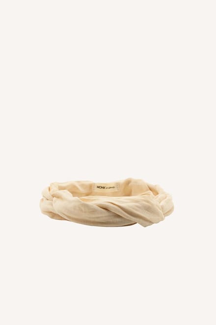 Monk and Anna - Haarband Dames • linen • milk
