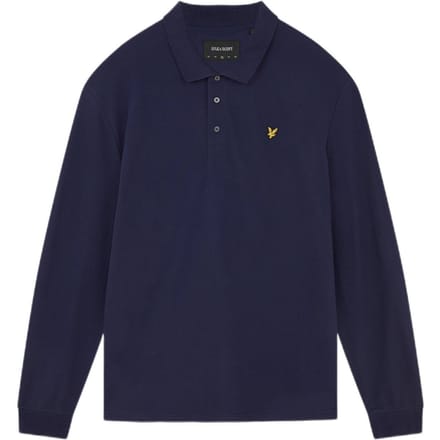 Polo Shirt Lange Mouw Lyle &amp; Scott Longsleeve Polo Navy