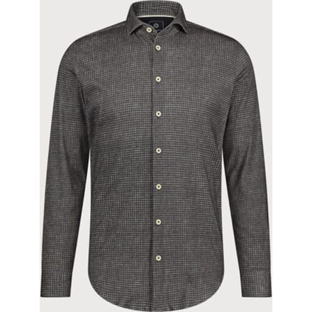 Blue Industry Overhemd Print Bruin - Maat 38 - Heren - Overhemden Casual