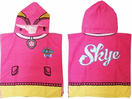 Paw Patrol badponcho - roze - Skye poncho