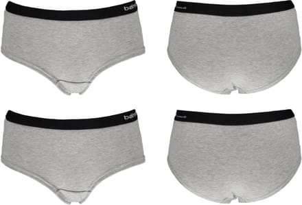Apollo Dames Hipster Grijs Bamboe 2-pack - Maat S
