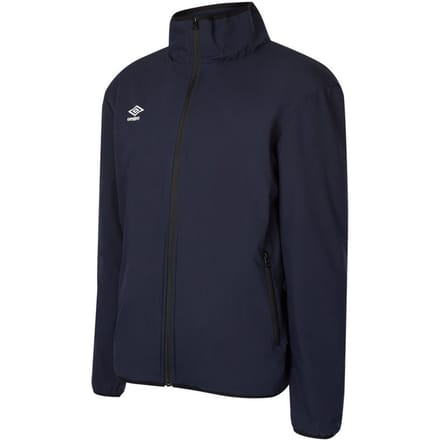 Umbro Kinder/Kinder Club Essential Bonded Jacket (Donker marine/wit)