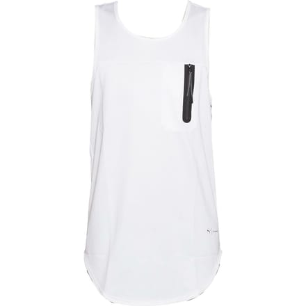 Puma x Stampd Tank Top Heren Hardloop Sport Casual Vest Wit 572602 02
