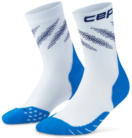 CEP Run Mid-Cut Compressie Sokken - Lichtblauw - Dames (40-43)