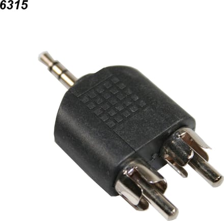 Benson Plug 1 x jack 3.2 naar 2 x tulp - hoge kwaliteit - eenvoudig in gebruik