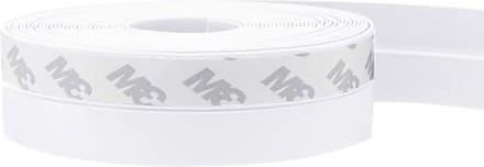 Tochtstrip voor Deuren - 5 Meter - 25mm - Hoogwaardig Silicone - Zelfklevend - Wit
